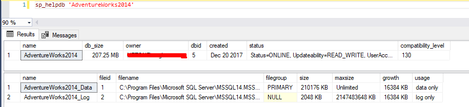 SQL Server 2017 – SELECT INTO on FileGroup – Çağlar Özenç | Microsoft MVP